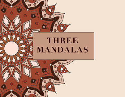Three Mandalas, Color Studies.