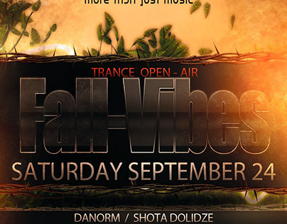 Fall Vibes (Trance Event Poster)