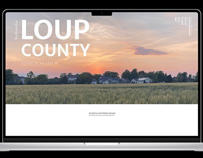 Loup County Website Redesign