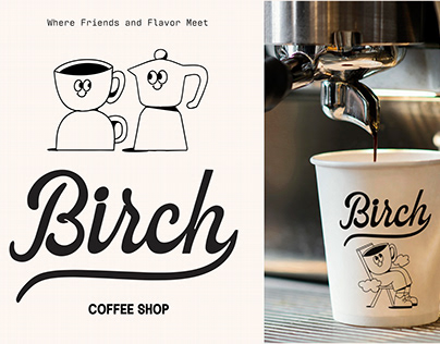 Birch coffee shop logo