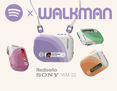 Spotify x Walkman - Rediseño SONY WM22