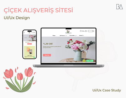 Responsive Online Çiçek Alışveriş Sitesi