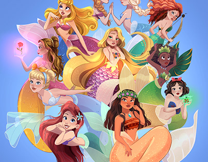 Disney mermaids