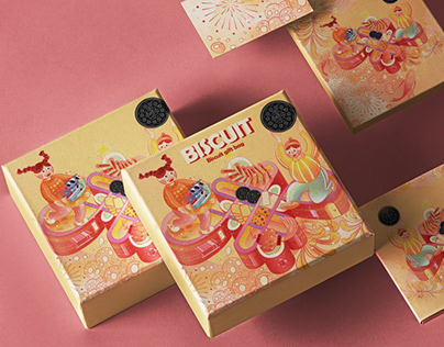 BP | CNY Cookie Gift Box Illustration Packaging Design