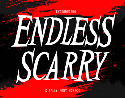 Project thumbnail - Endless Scarry | Horror Font GET IT NOW!!!