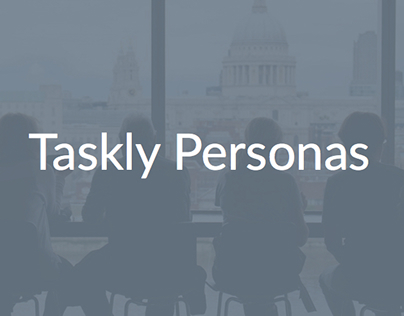 Personas for Taskly App!
