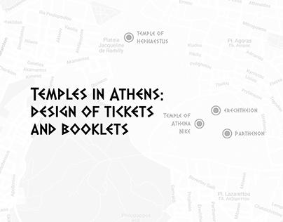 Temples in Athens: tickets and booklets