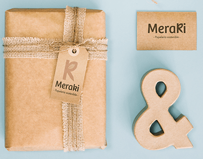 Branding "Meraki - Papelería sostenible"