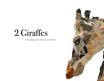 2 Giraffes Artwok