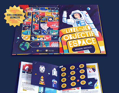 :Le Livre-Jeu Espace - Space Board Game book: