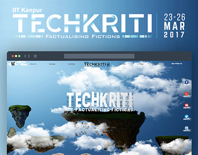 Web Design | Techkriti, IIT Kanpur | Technical Fest