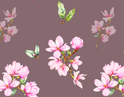 Magnolias in mauve