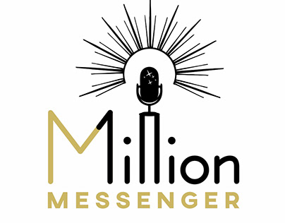 1 Million Messenger simple easy to distinguish logo
