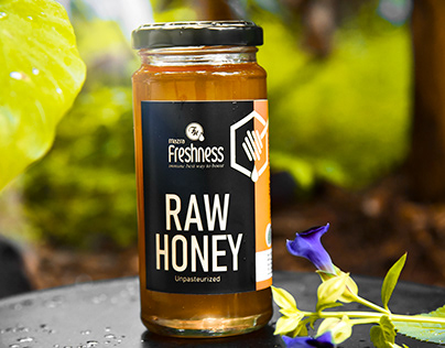 Raw Honey Product Photography
