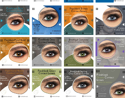 social media posts for eye lenses