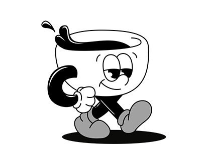 Animación taza de café