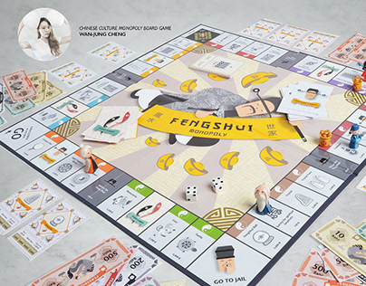 Product Design l Fengshui Monopoly Board Game
