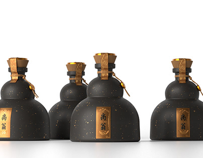 Shang weng liquor packaging design
