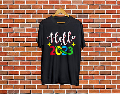 Happy New Year T-Shirt Design.