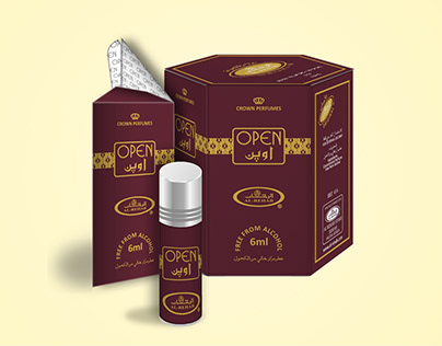 Open Perfume Packaging Design