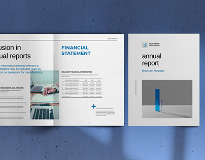 Blue Annual Report Brochure