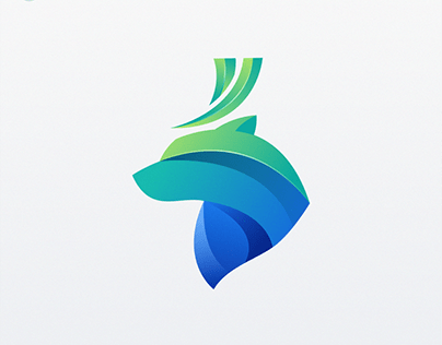 Deer Logo Template concept✍️