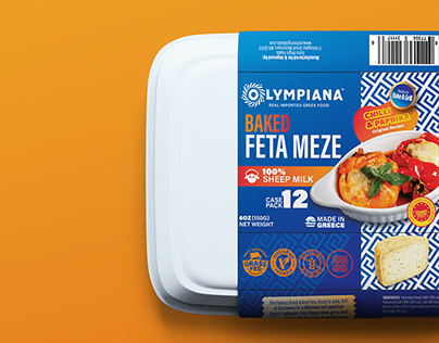 Baked Feta Meze | Packaging Design