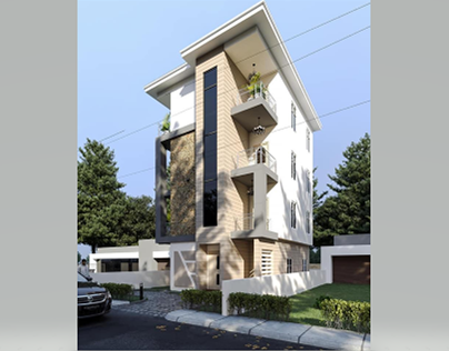 Residential- Three storey block of flats in Enugu