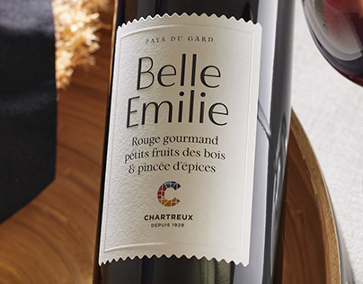 Belle Emilie Wine Label