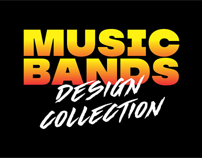 MUSIC BANDS DESIGN COLLECTION