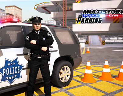Multistory Police Car Parking Crime Escape Control