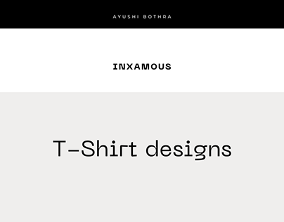 INXAMOUS - Tshirt Design