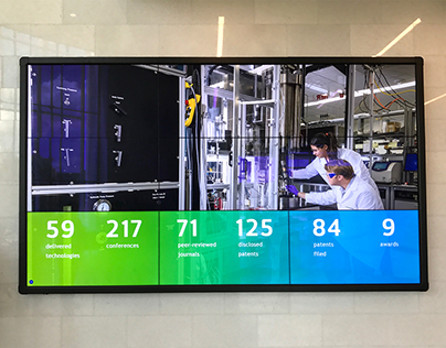 Interactive Video Wall by ROAM for Aramco