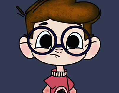Boy Cartoon Portrait