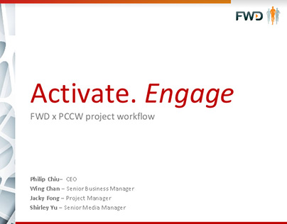 FWD PCCW workflow re-design