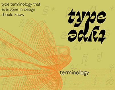 Type Terminology Look Book