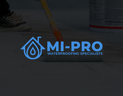 Mi-Pro Waterproofing Logo Design