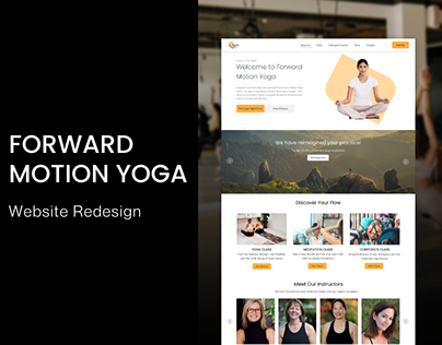 Website Redesign - Forward Motion Yoga