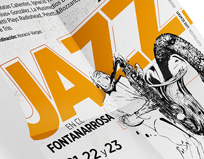 Diseño de Afiches | 2016 Ciclo de Jazz en Rosario