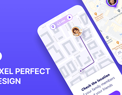 Location Finder App UI Design