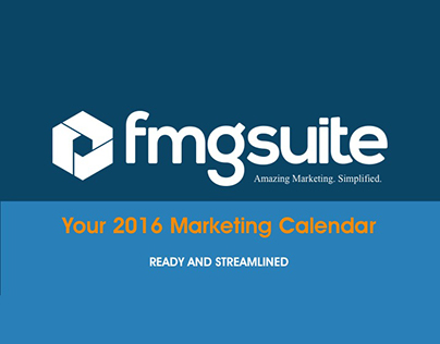 Your 2016 Marketing Calendar: Streamlined and Ready