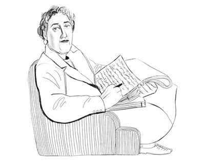Agatha Christie Illustration