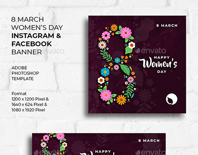 Women's Day Instagram and Facebook Banner