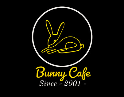 Bunny Cafe Logo - Cafe logo