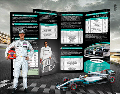 Mercedes Formula1 2018 Flyer.