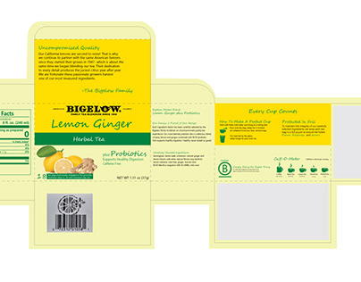 Bigelow Tea Package Redesign
