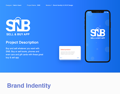 Brand Identity & UI/UX Design [SNB project]
