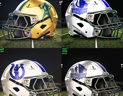 Alternate Helmet Designs 2016 PFHOF Game