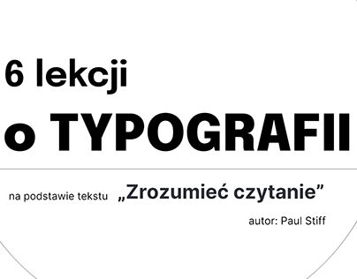 "6 lekcji o typografii" UI/UX