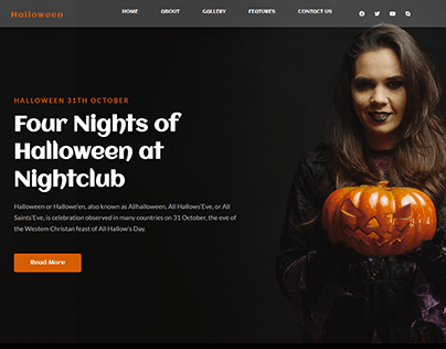 Halloween Website Design